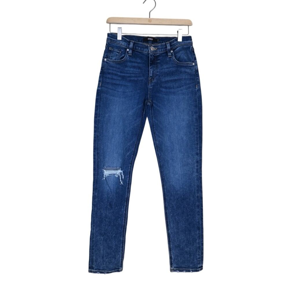 Hudson Womens 25 Lana Mid Rise Boyfriend Jean